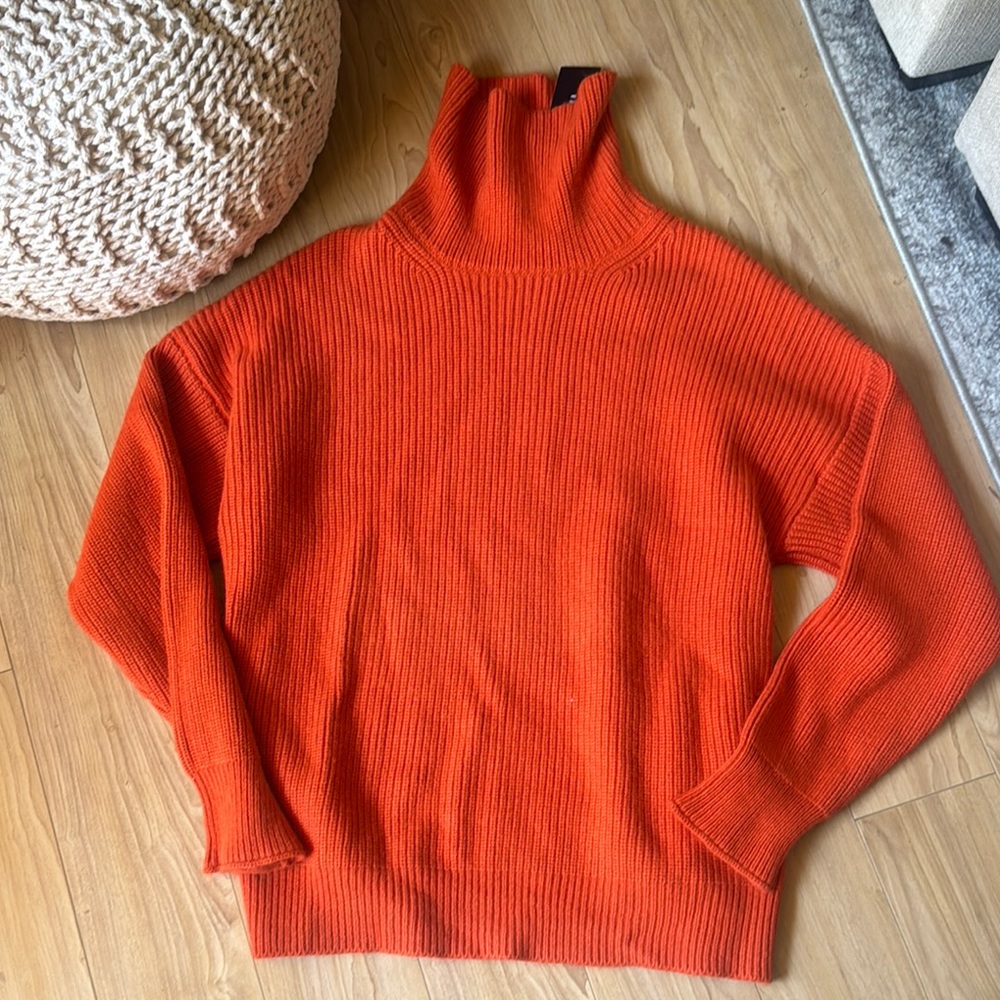 100% premium cashmere turtleneck sweater